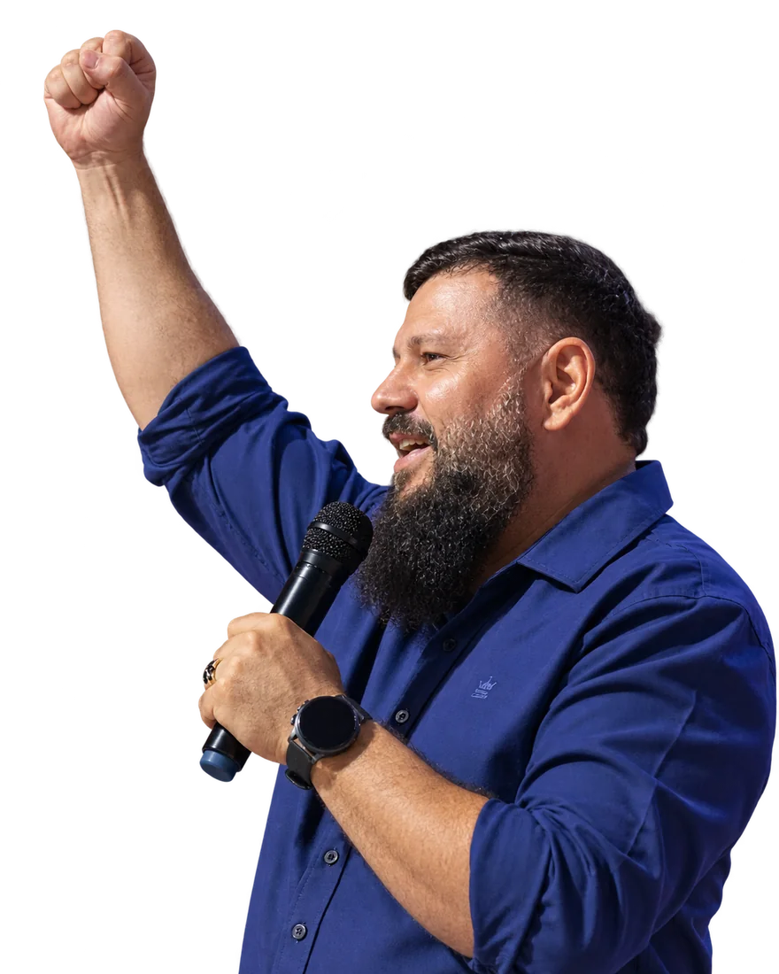 Retrato do pastor Márcio Macena